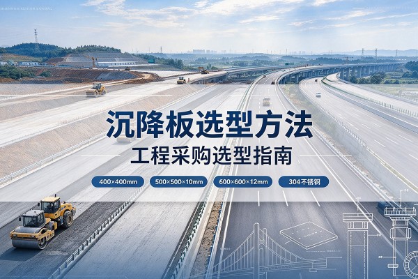 白云沉降板选择方法