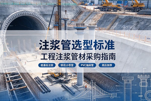 白云注浆管选型标准