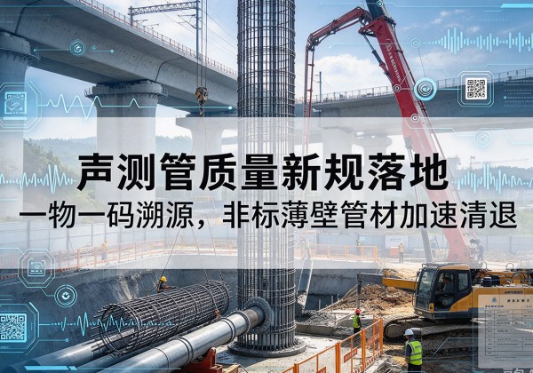 白云声测管质量新规落地，一物一码溯源，非标薄壁管材加速清退